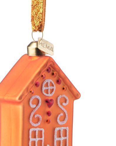 suspension de No&euml;l 8,7 cm verre maison  - 25102153 - HEMA