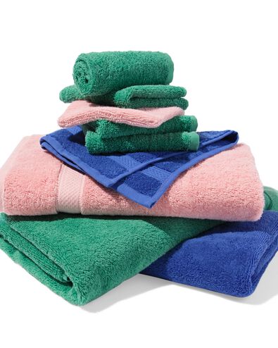 Handtuch 100 &times; 150 cm schwere Qualit&auml;t helles Mittelgr&uuml;n mittelgr&uuml;n Duschtuch, 100 x 150 - 5282873 - HEMA