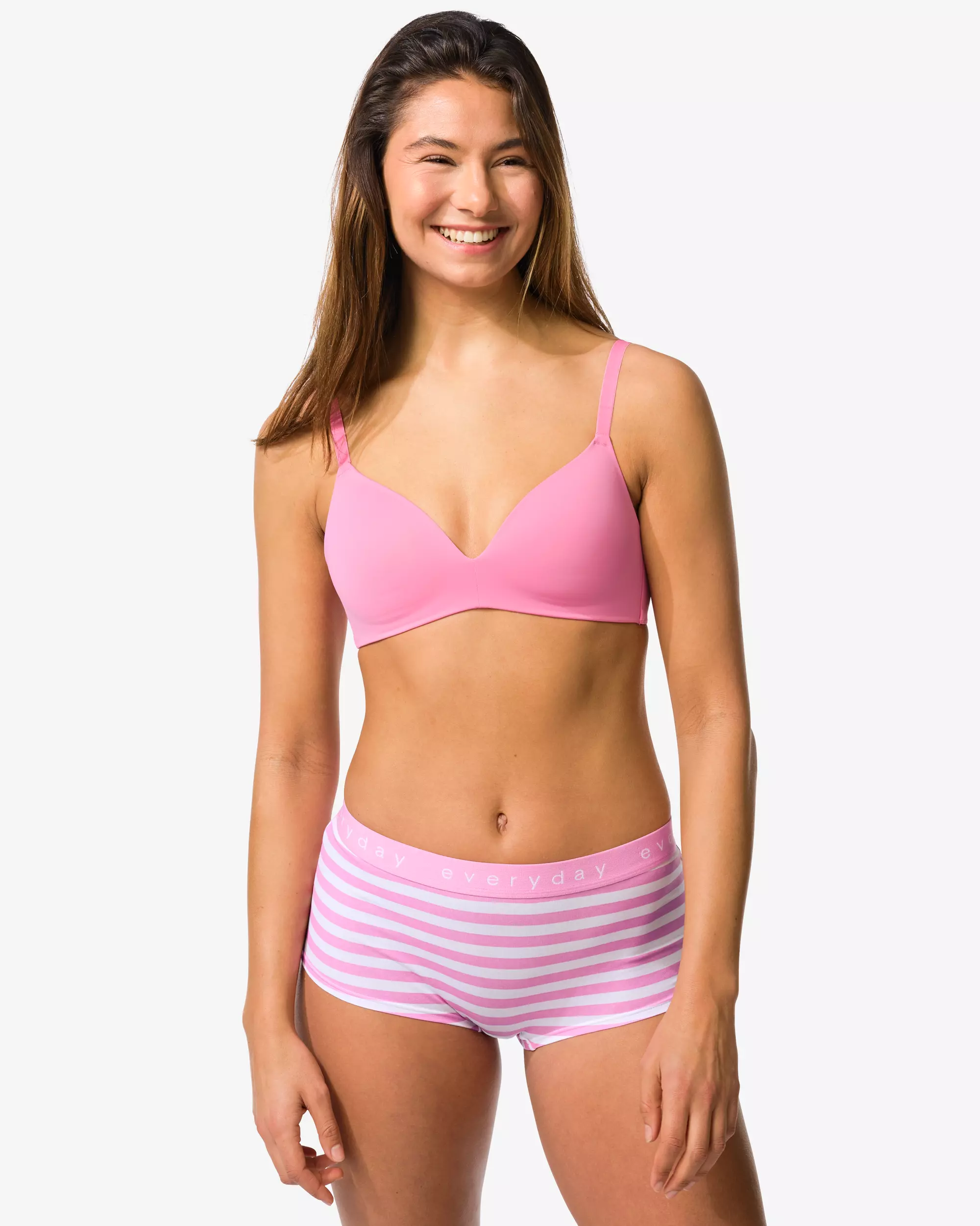 boxer femme coton everyday bande ceinturée rayures
