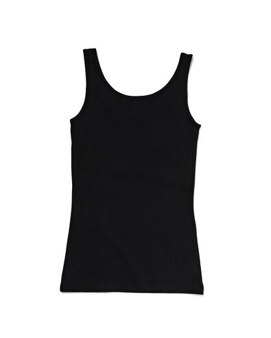 Damenhemd aus Baumwolle schwarz schwarz - 19681000BLACK - HEMA