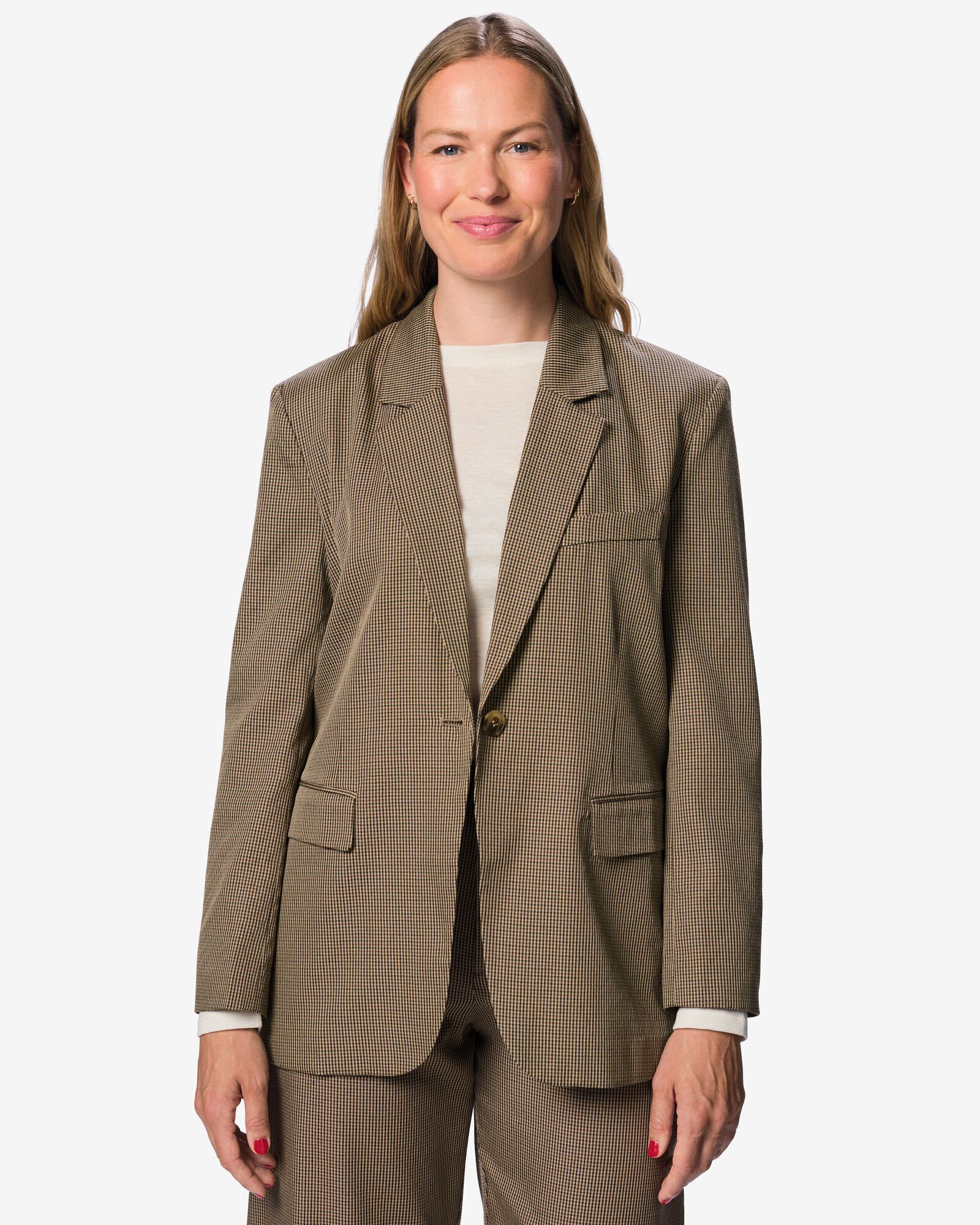 Damenblazer, kariert bunt bunt - 36214530MULTI - HEMA