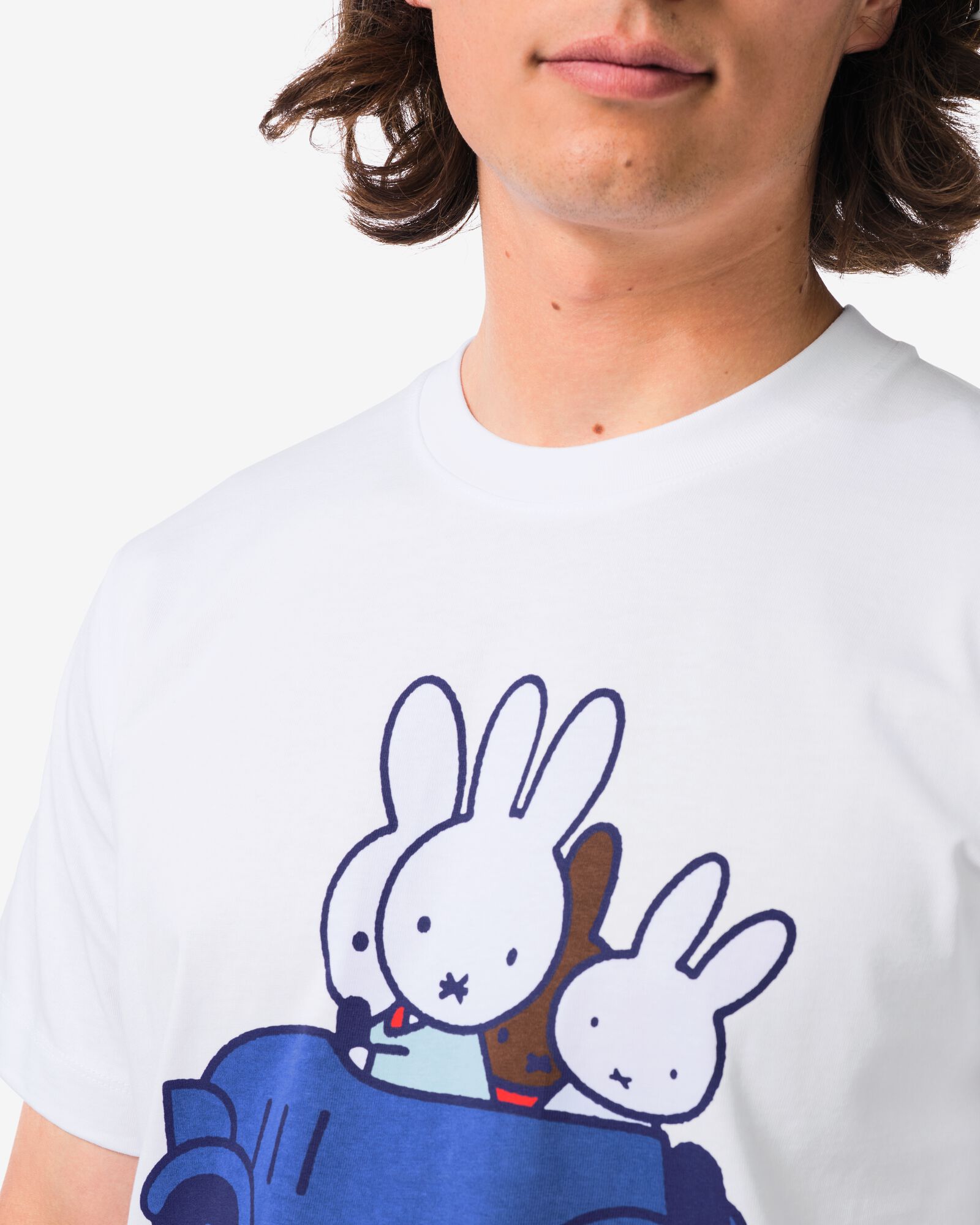 Miffy T-Shirt f&uuml;r Erwachsene, &bdquo;Passenger princess&ldquo;, Gr&ouml;&szlig;e M wei&szlig; M - 14990192 - HEMA