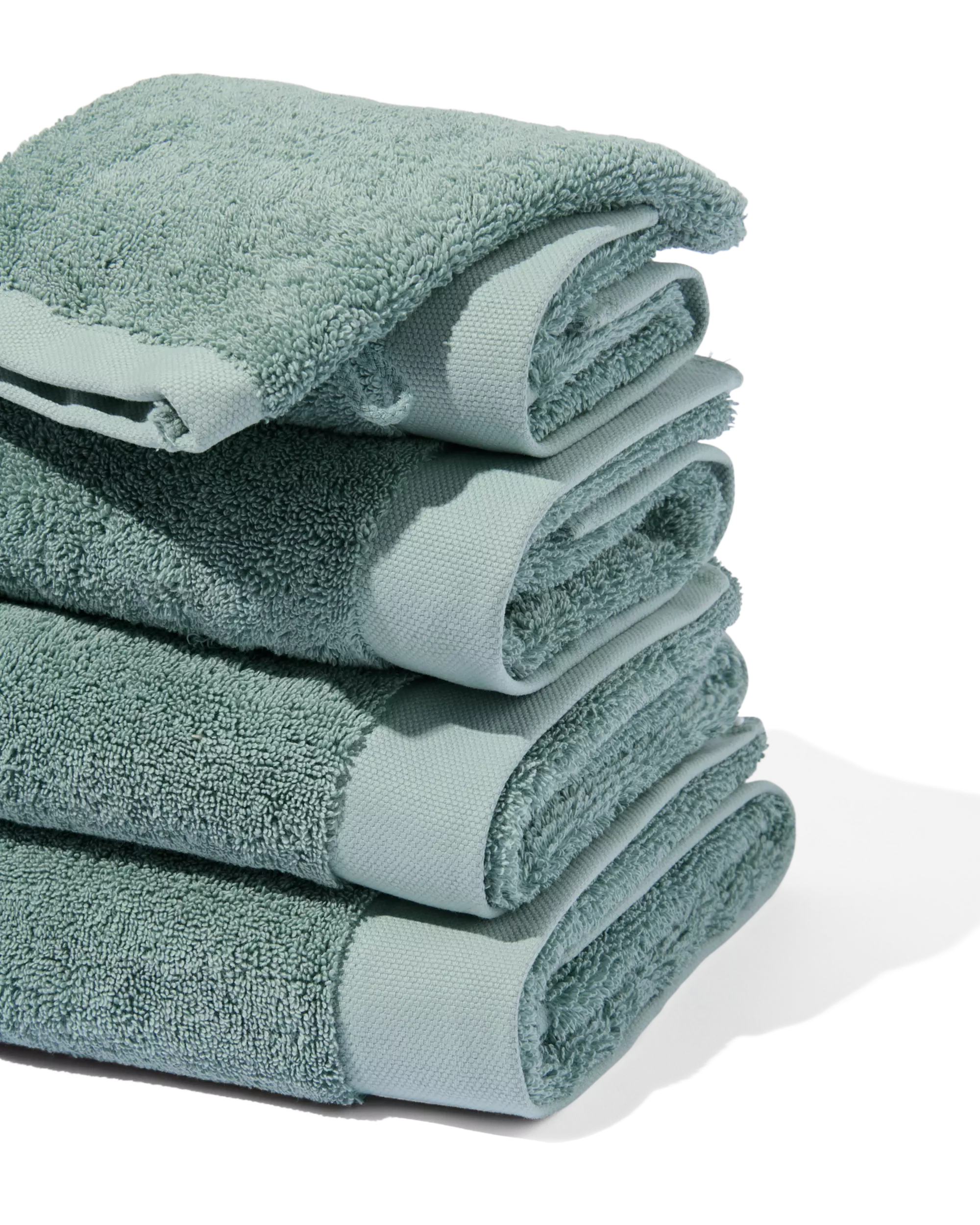 washand hotelkwaliteit extra zacht groenblauw