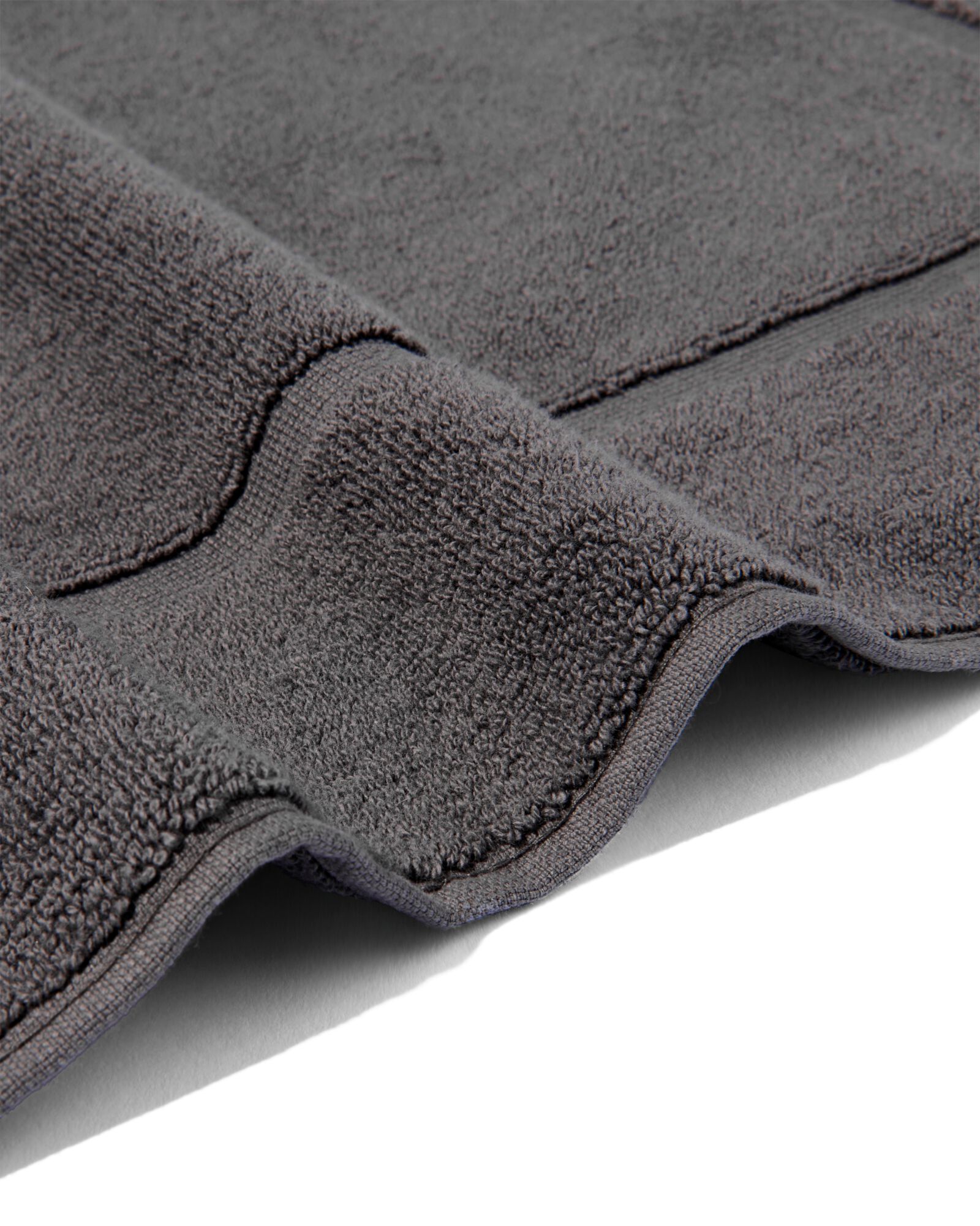 tapis de bain 50x85 haute qualit&eacute; gris fonc&eacute; - 5250008 - HEMA
