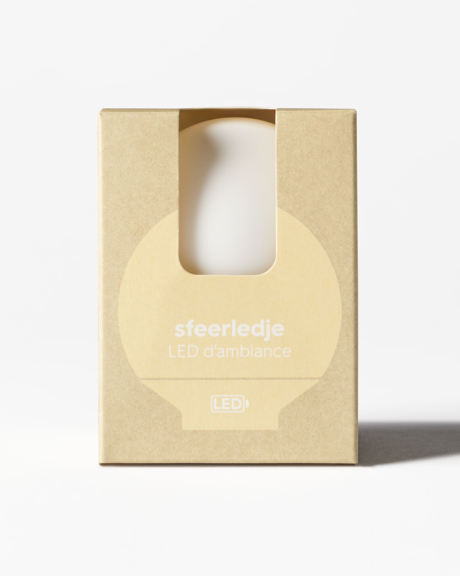 led d'ambiance sph&eacute;rique ⌀6 cm silicone blanc - 13326331 - HEMA