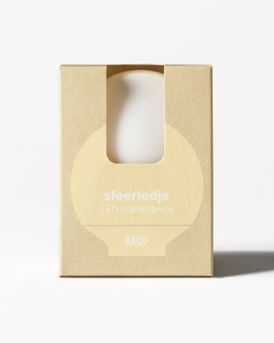 led d'ambiance sph&eacute;rique ⌀6 cm silicone blanc - 13326331 - HEMA