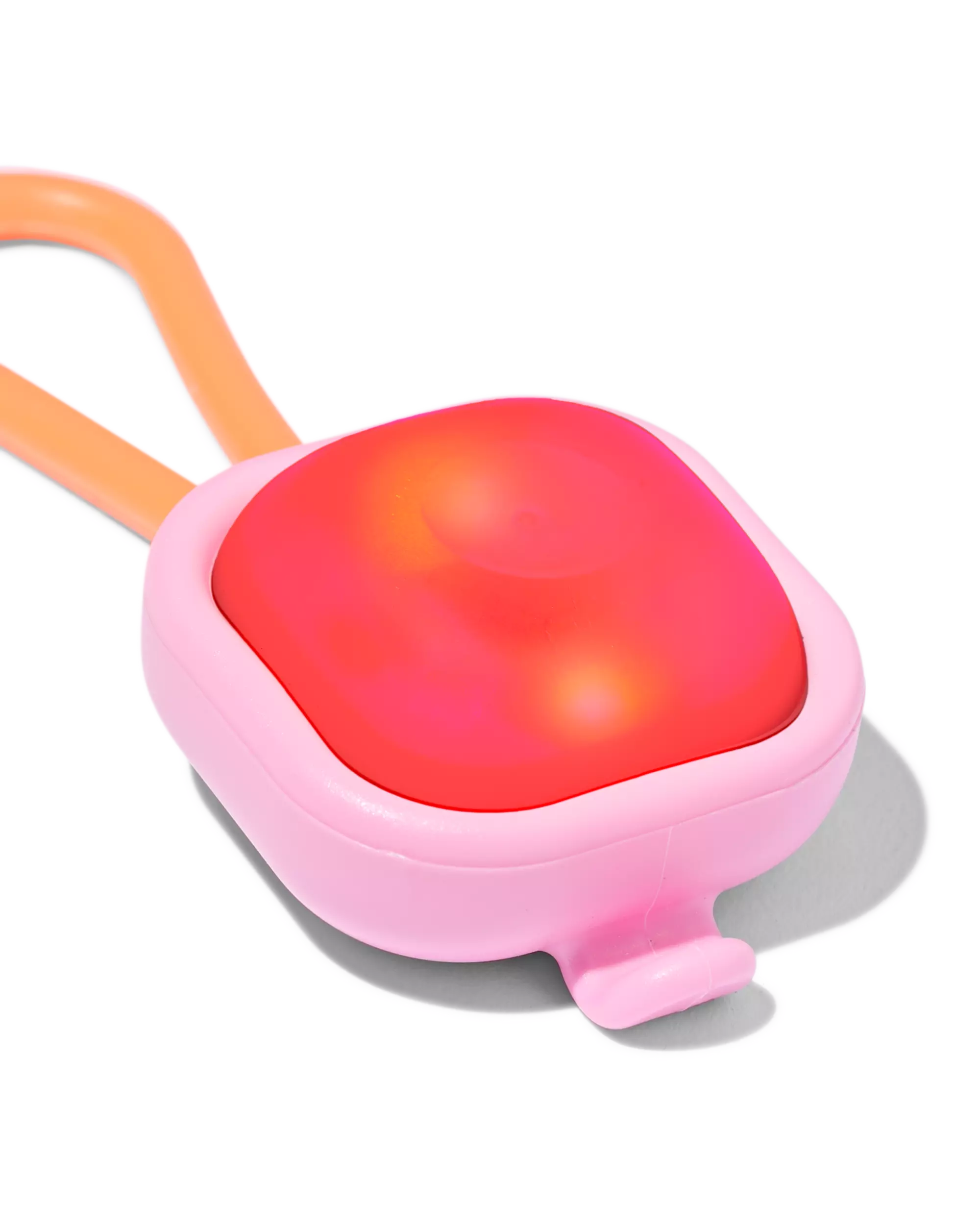 USB fietslampje voor- en achter roze 