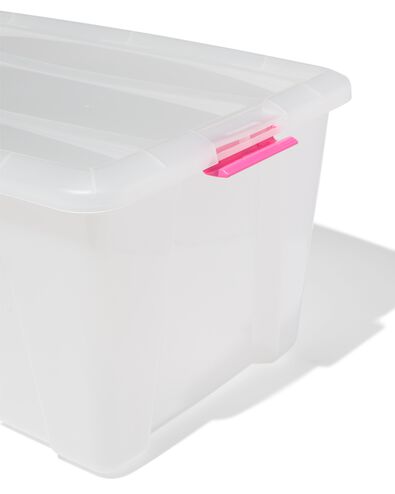 bo&icirc;te de rangement 45L Tokyo transparent 58x39.5x30 recycl&eacute;e 58 x 39.5 x 30 Tokyo - 39810409 - HEMA
