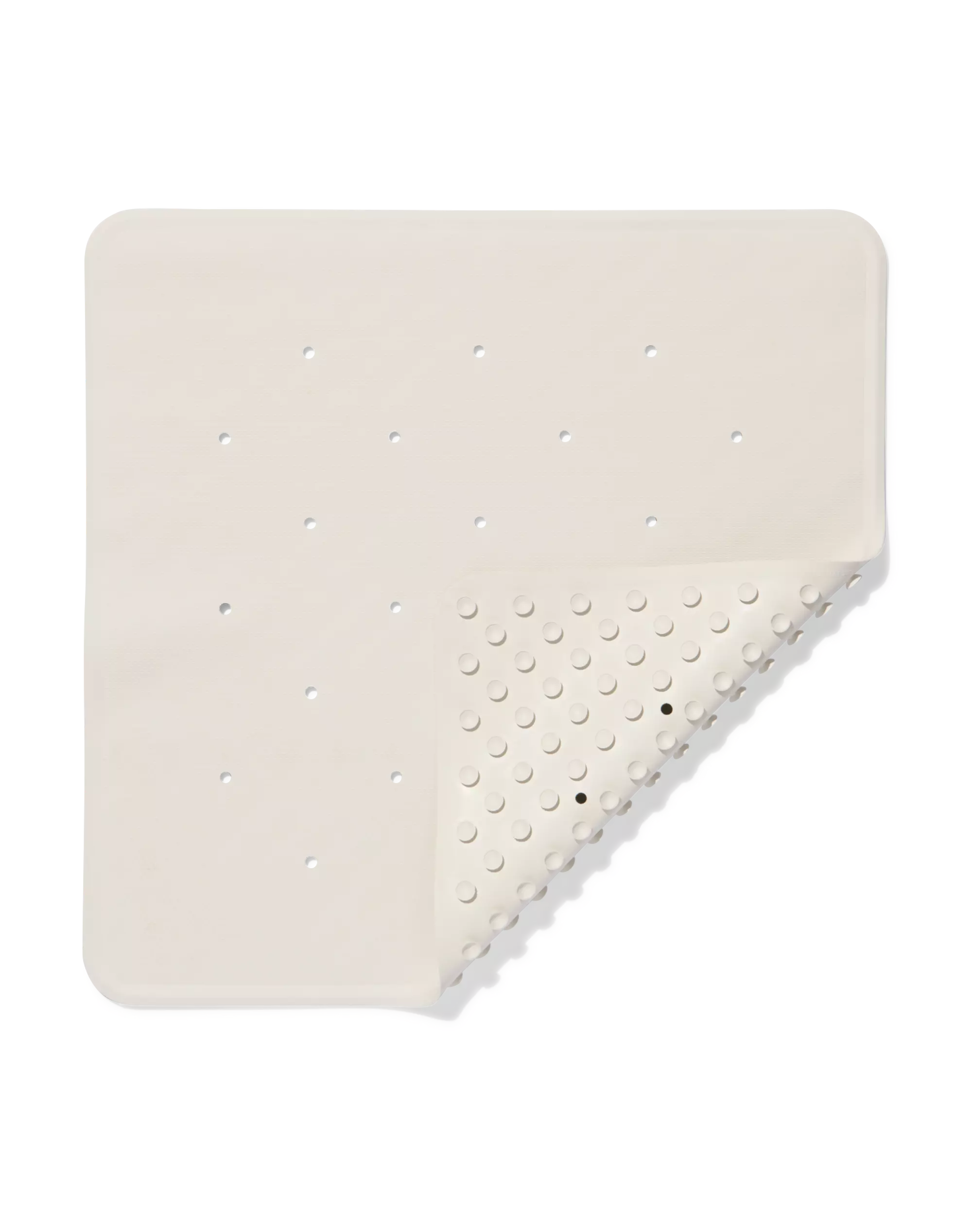 douchemat 53x53cm rubber wit