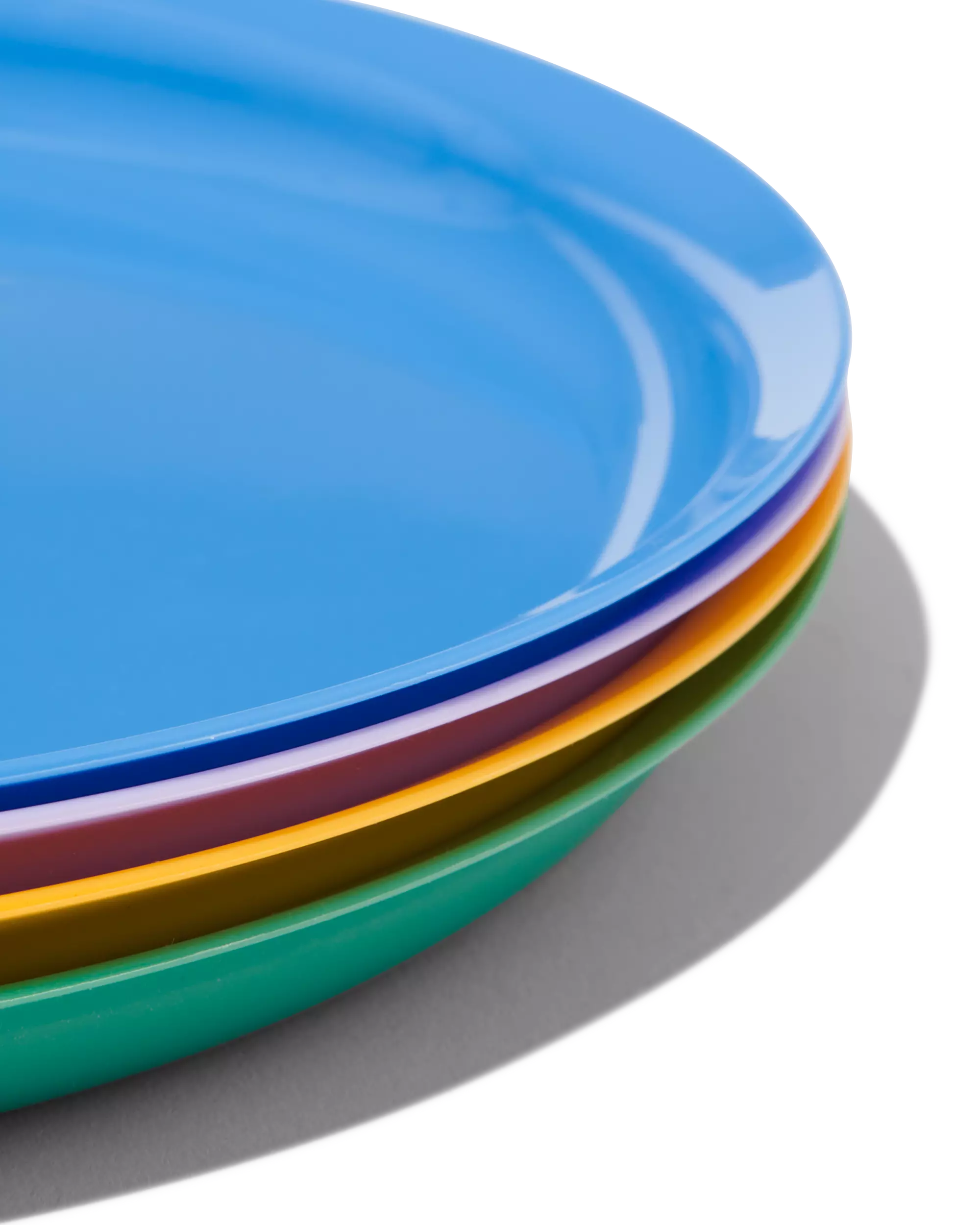 assiette Ø23cm plastique - 4 pièces