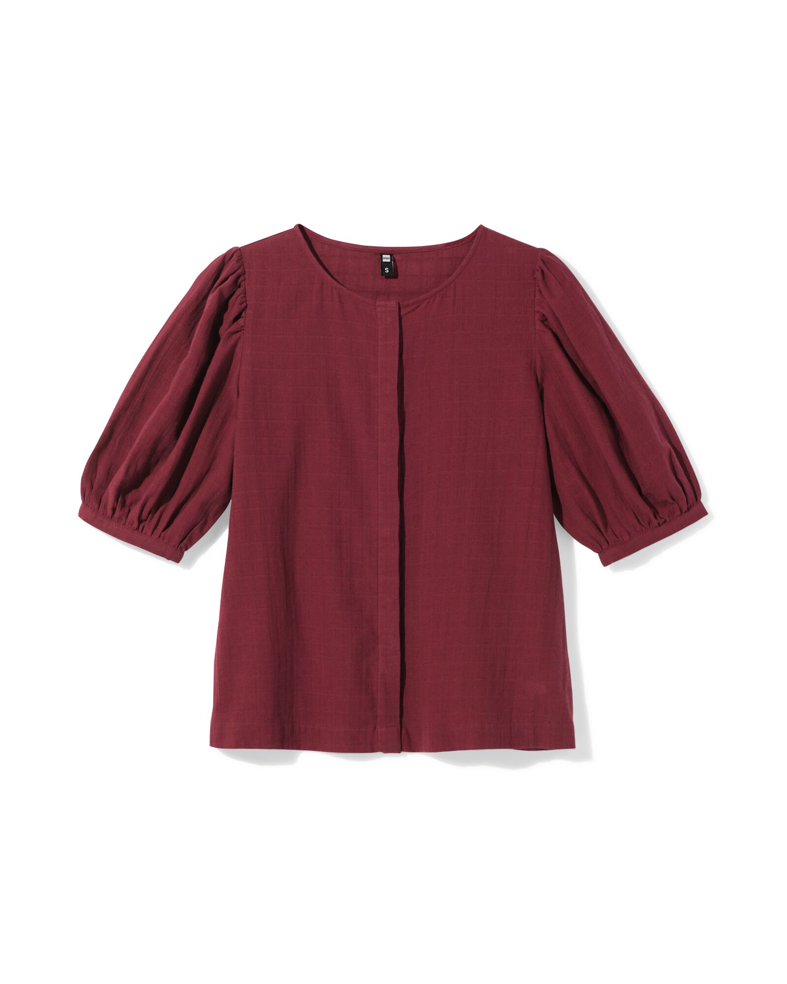 Damenbluse Billy  bordeauxrot bordeauxrot - 36213360BURGUNDYRED - HEMA