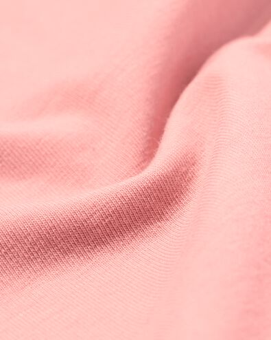 t-shirt femme jersey slim fit col en o rose rose - 36305570PINK - HEMA
