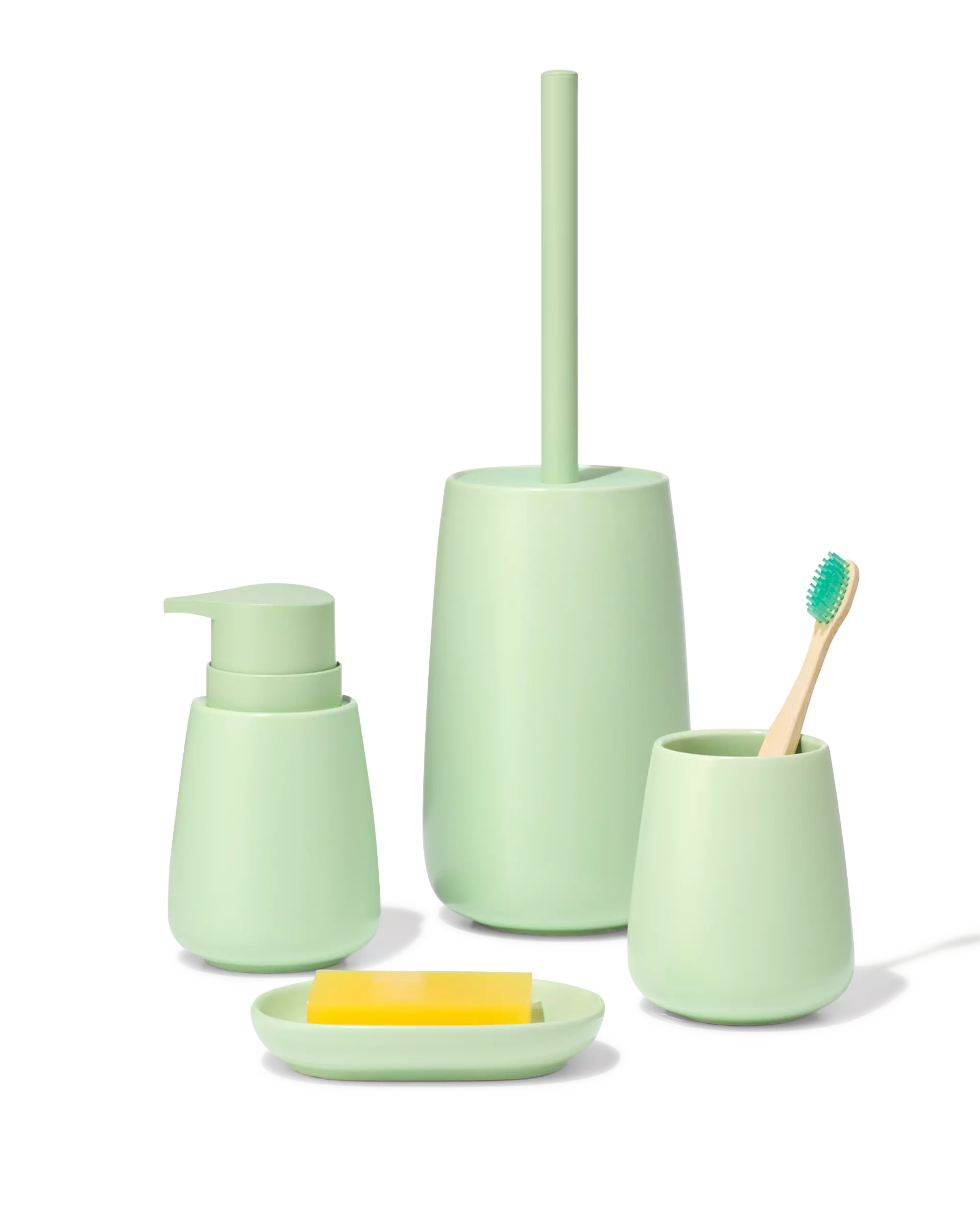 distributeur de 15 cm céramique vert clair