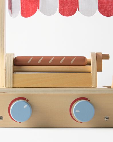 hotdogset 30.2x33.6cm hout - 15100423 - HEMA