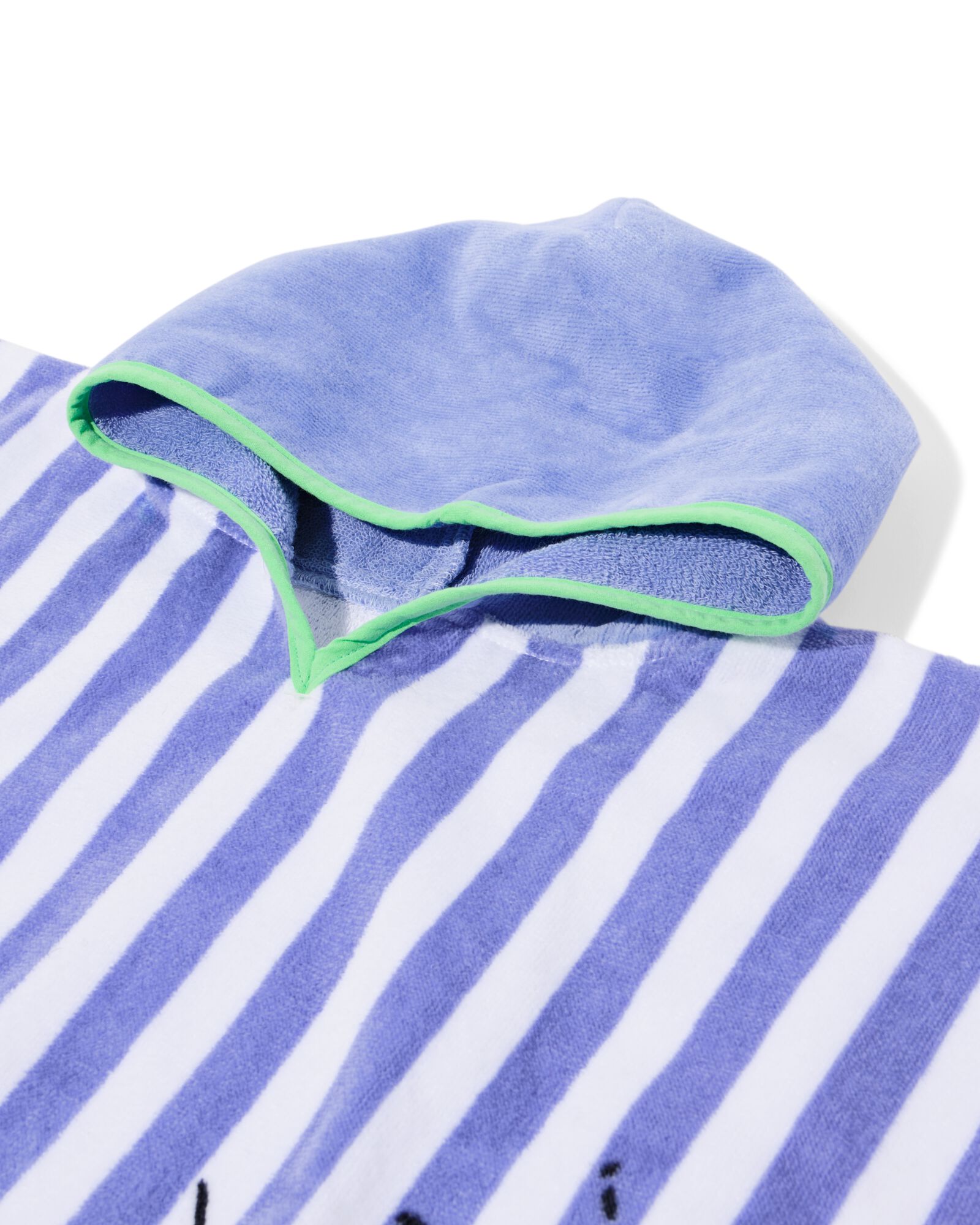 Siepie kinder strandponcho 60x60cm velours - 5250050 - HEMA