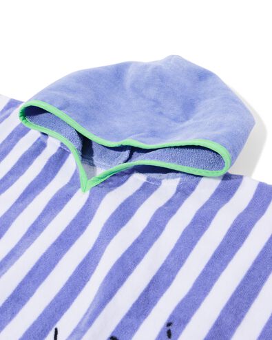 Siepie kinder strandponcho 60x60cm velours - 5250050 - HEMA