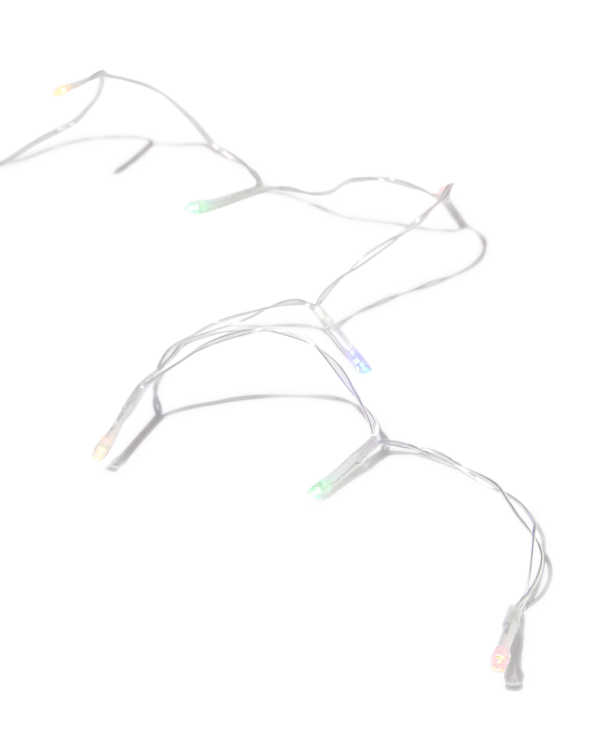 guirlande lumineuse de 20 cm avec 20 led de couleur pour usage intérieur