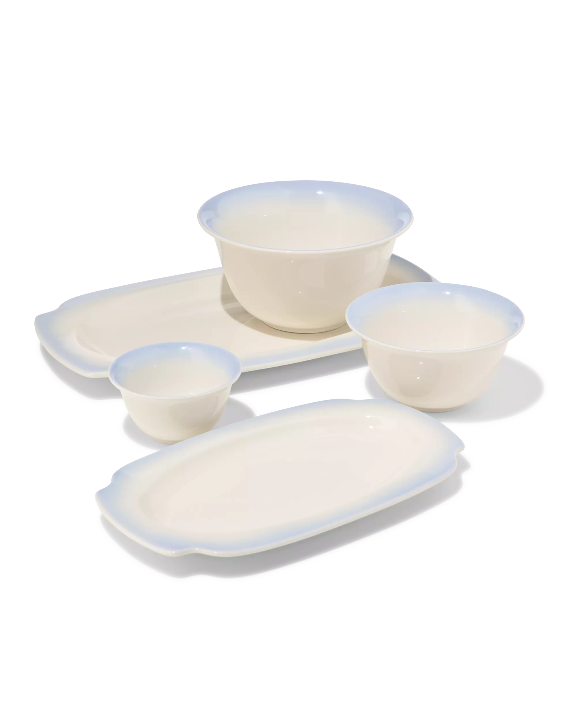 saladier ⌀19,5 cm faïence dégradé de couleurs