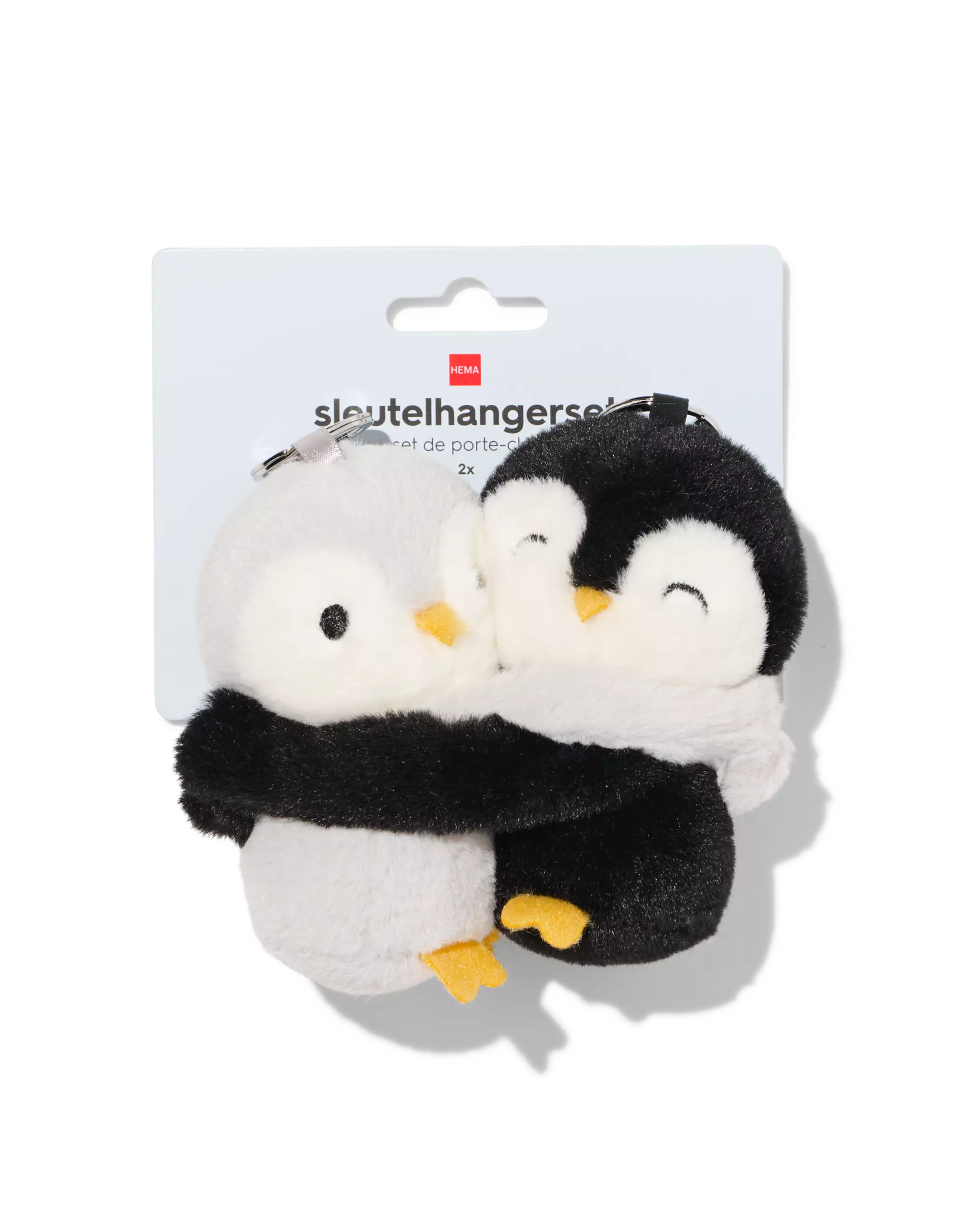 Schlüsselanhänger, 10,5 × 6,5 × 11 cm, Pinguine