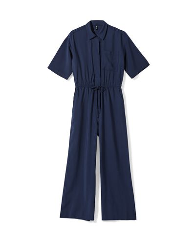 damesjumpsuit Sarie donkerblauw donkerblauw - 36212480DARKBLUE - HEMA
