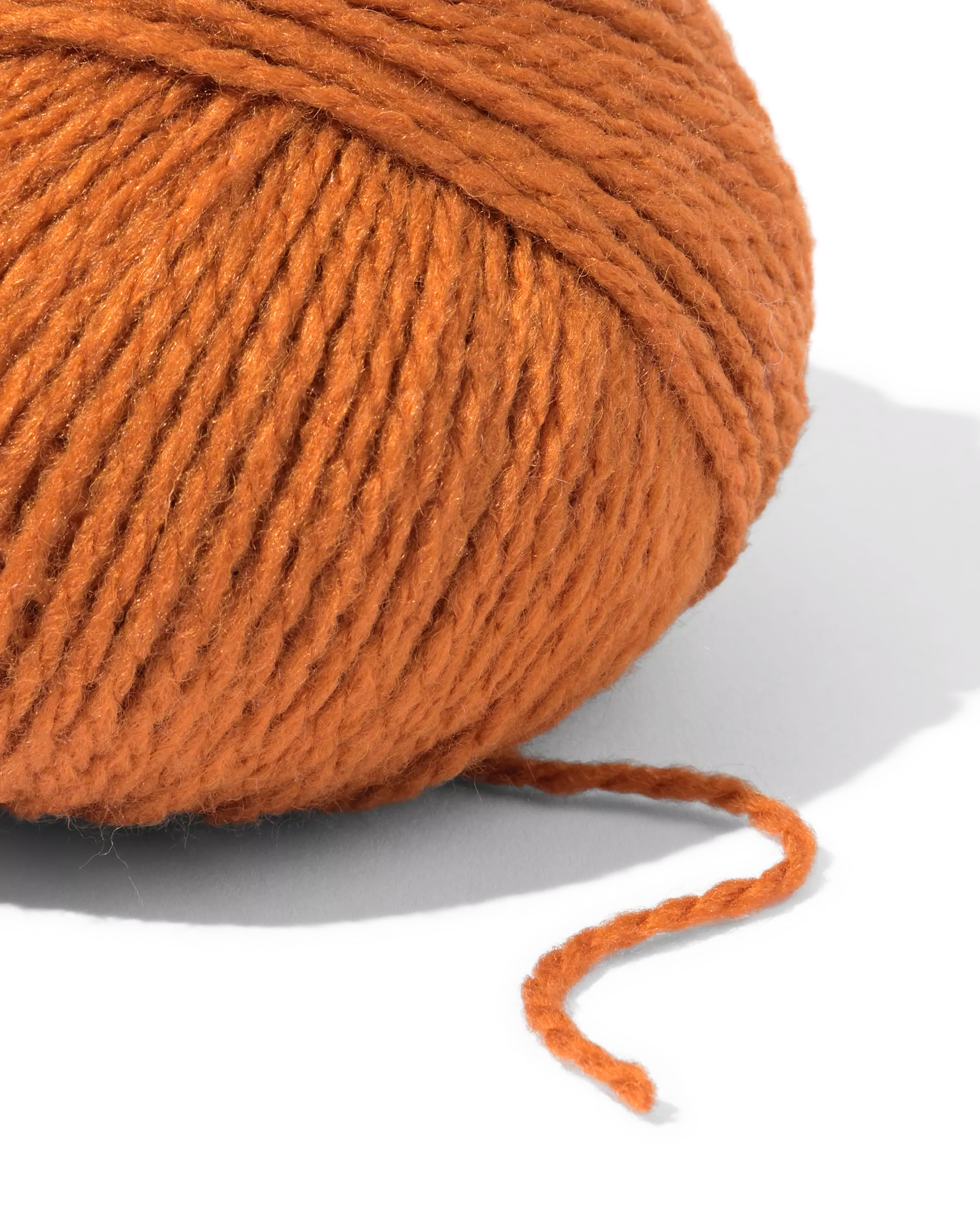 fil de laine acrylique caramel 100g 165m