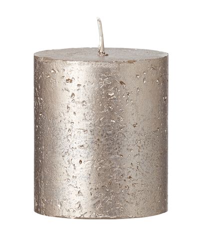 bougie rustique - 8x7 cm - champagne champagne 7 x 8 - 13503214 - HEMA