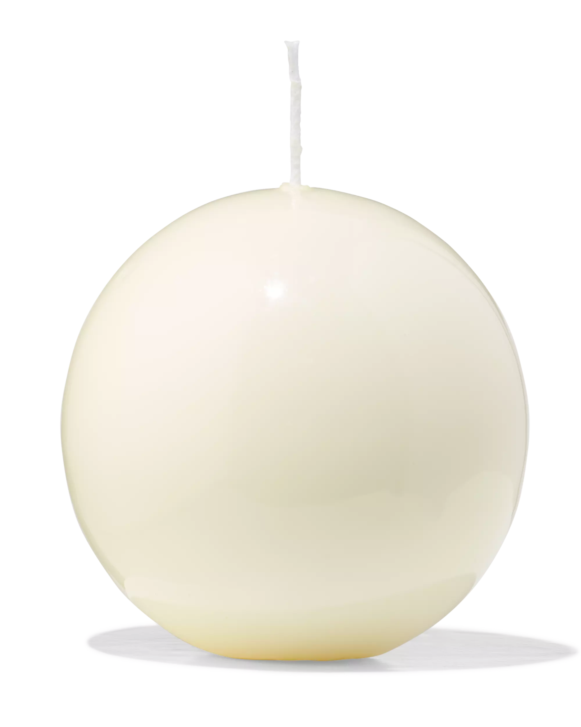 bougie boule ⌀10cm ivoire