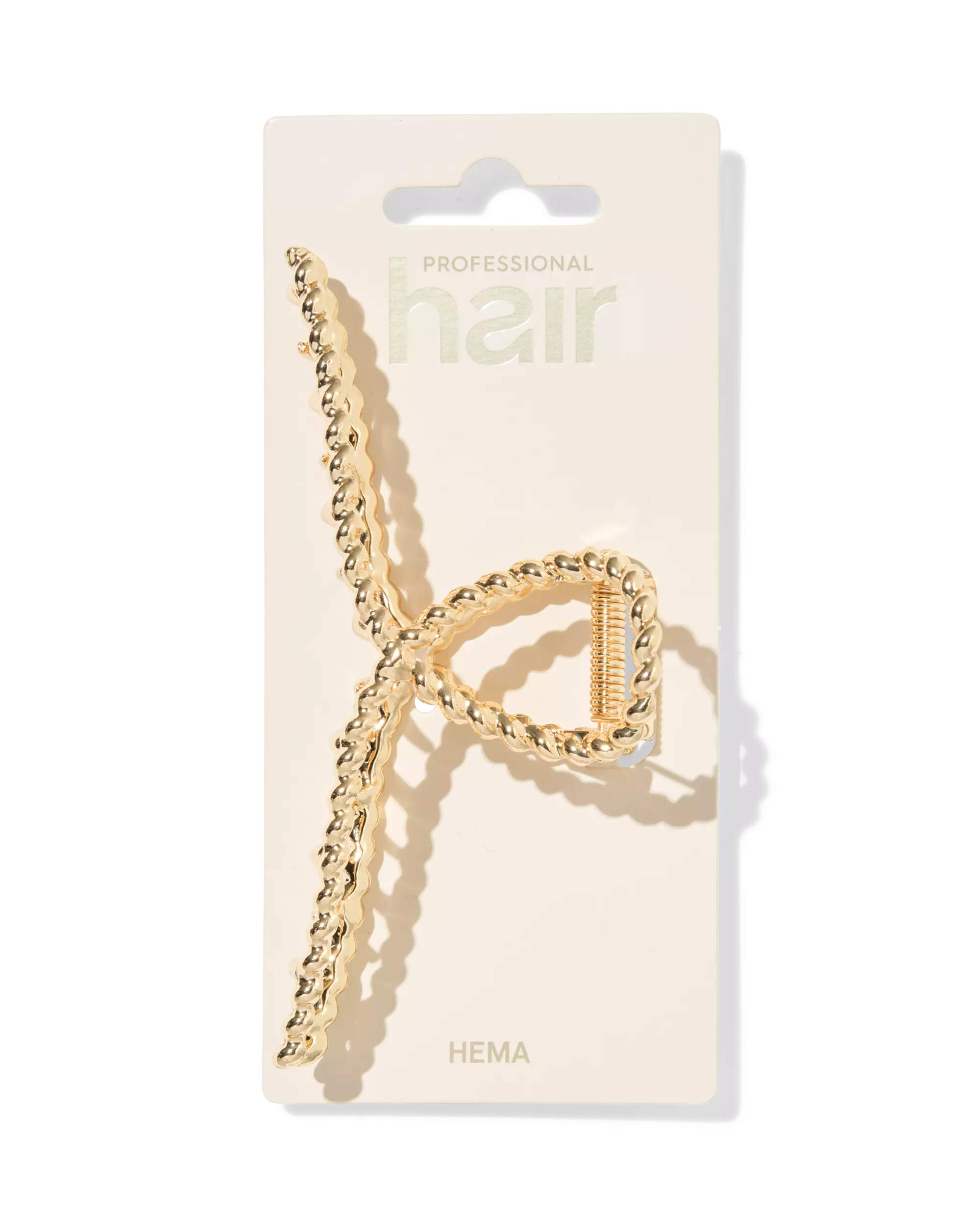 pince à cheveux 11cm dorée