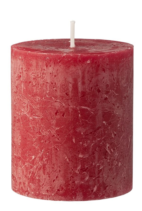 bougies rustiques rouge fonc&eacute; rouge fonc&eacute; - 13503259DARKRED - HEMA
