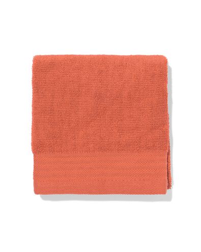 essuie-mains 50x50cm coton corail - 5400132 - HEMA