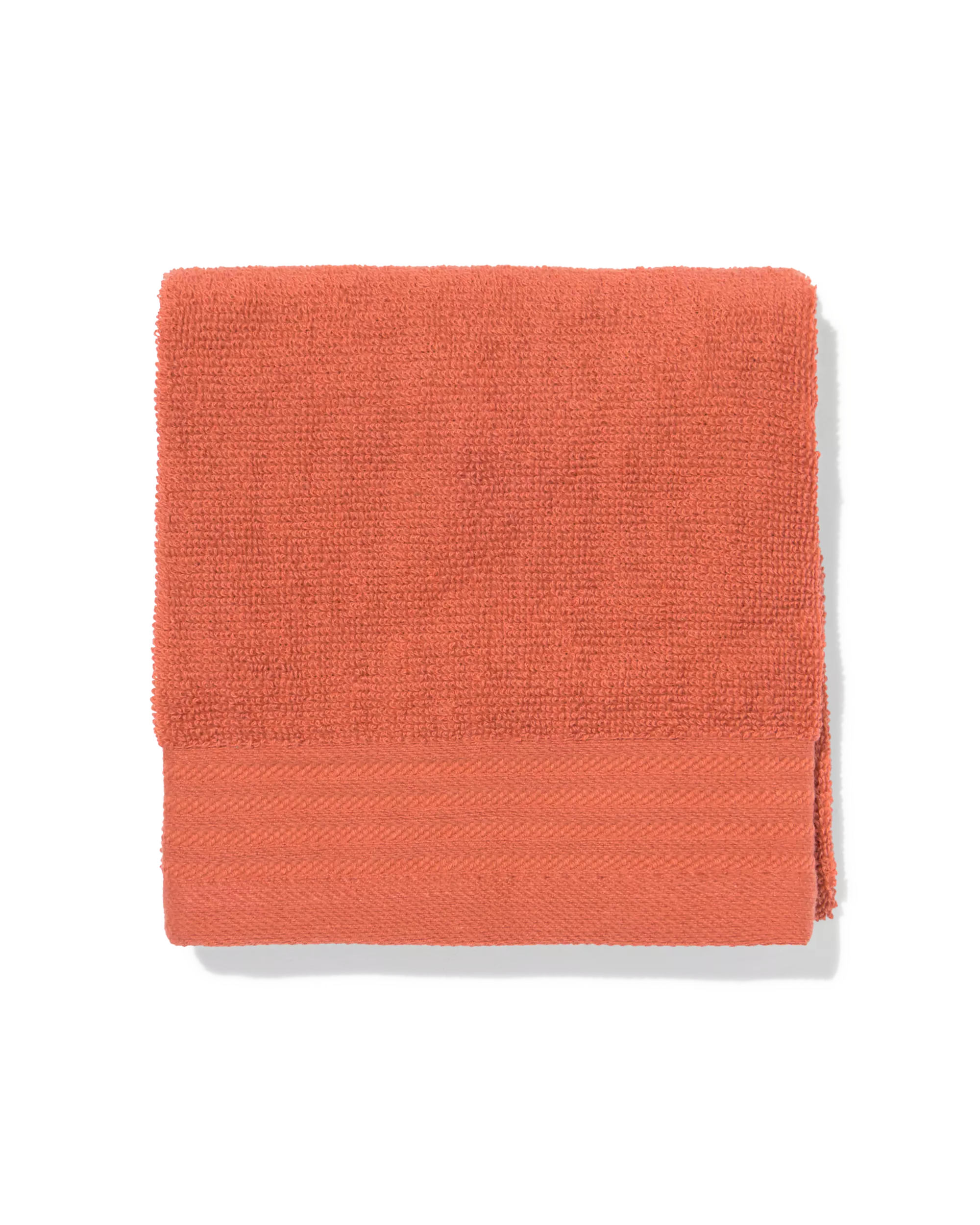 essuie-mains 50x50cm coton corail