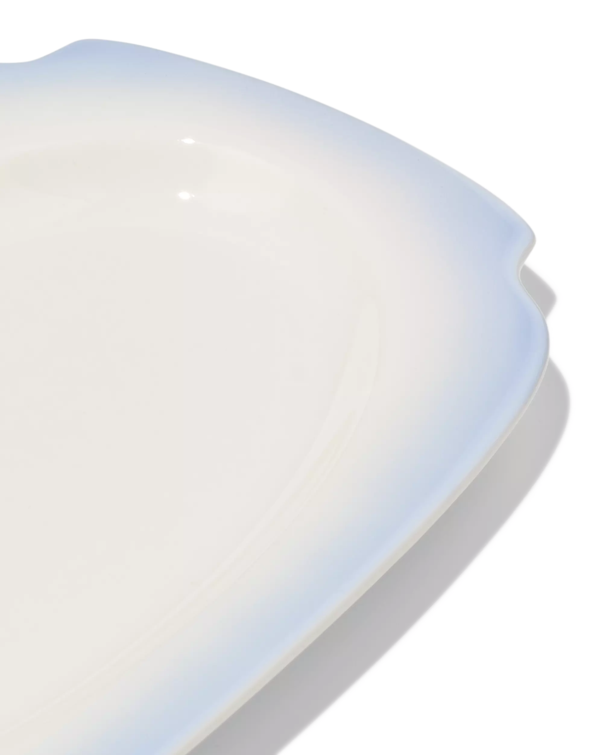 plat 28 x 17 cm  faïence dégradé de couleurs