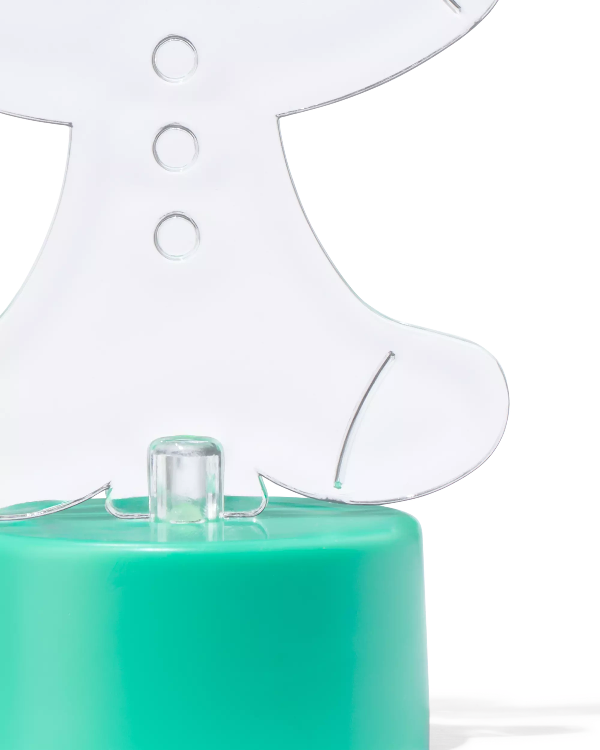 bougie LED bonhomme en pain d'épice
