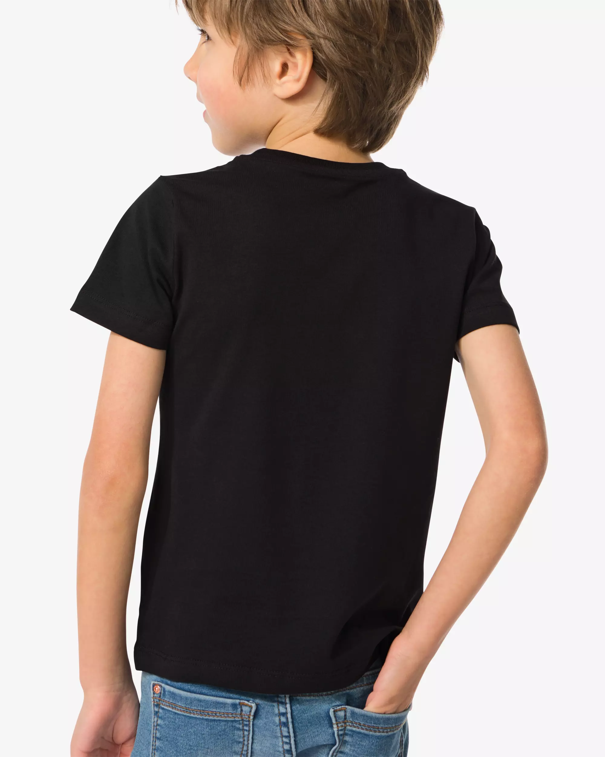 2er-Pack Basic-Kinder-Shirts, Baumwolle/Elasthan