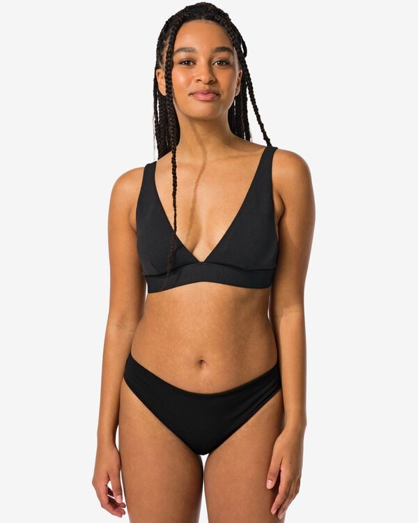 dames bikinibroekje middelhoge taille zwart - 22310570BLACK - HEMA