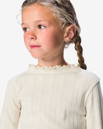 t-shirt enfant jersey &eacute;cru &eacute;cru - 30878501ECRU - HEMA