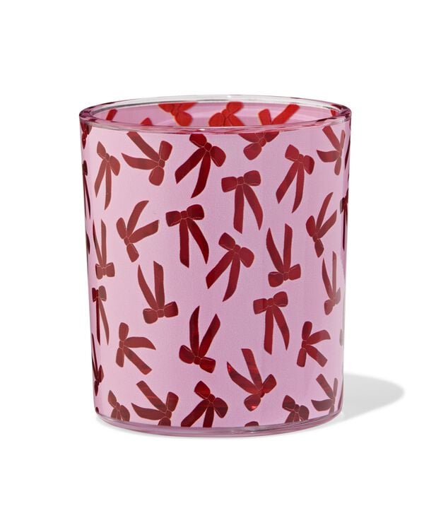 photophore 7x8cm verre n&oelig;uds - 25100321 - HEMA