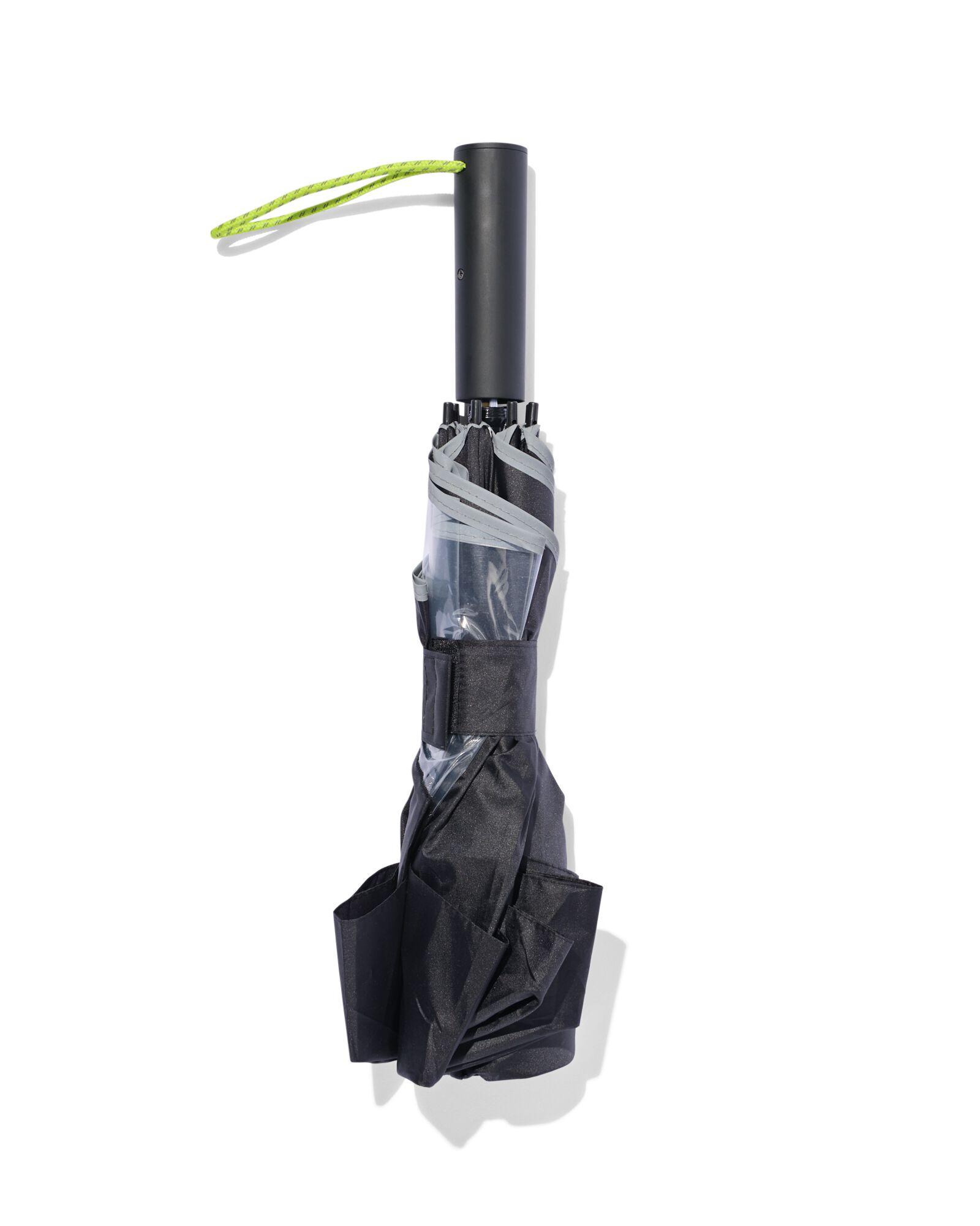 opvouwbare windbestendige paraplu &Oslash;100x45 zwart - 16830013 - HEMA