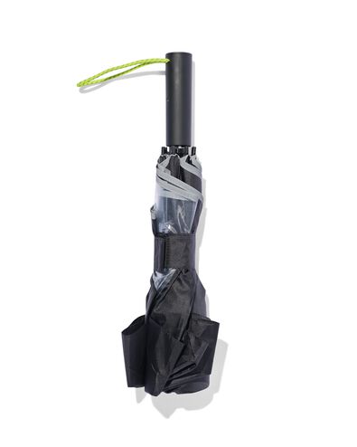 opvouwbare windbestendige paraplu &Oslash;100x45 zwart - 16830013 - HEMA