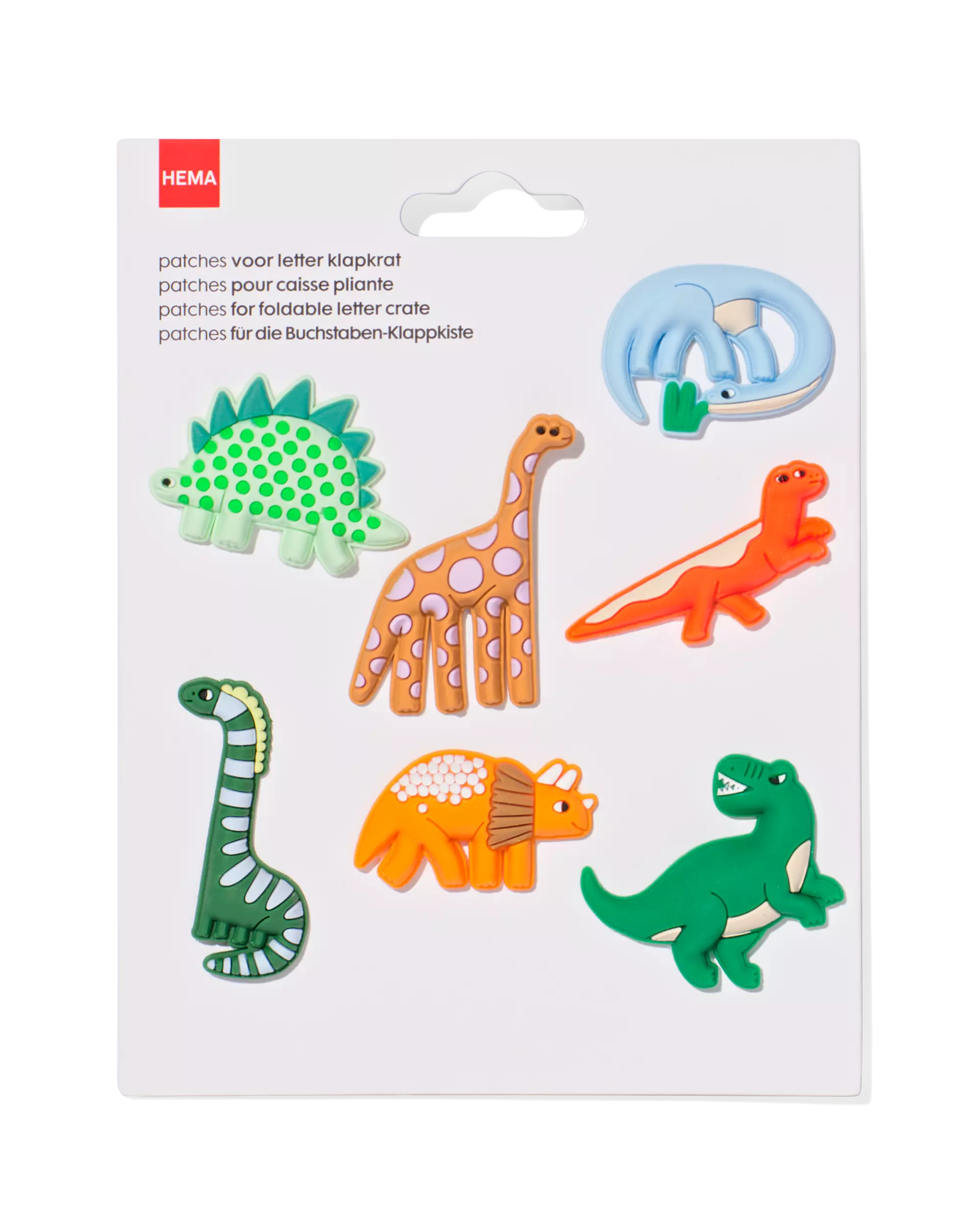 patches letter klapkrat dino