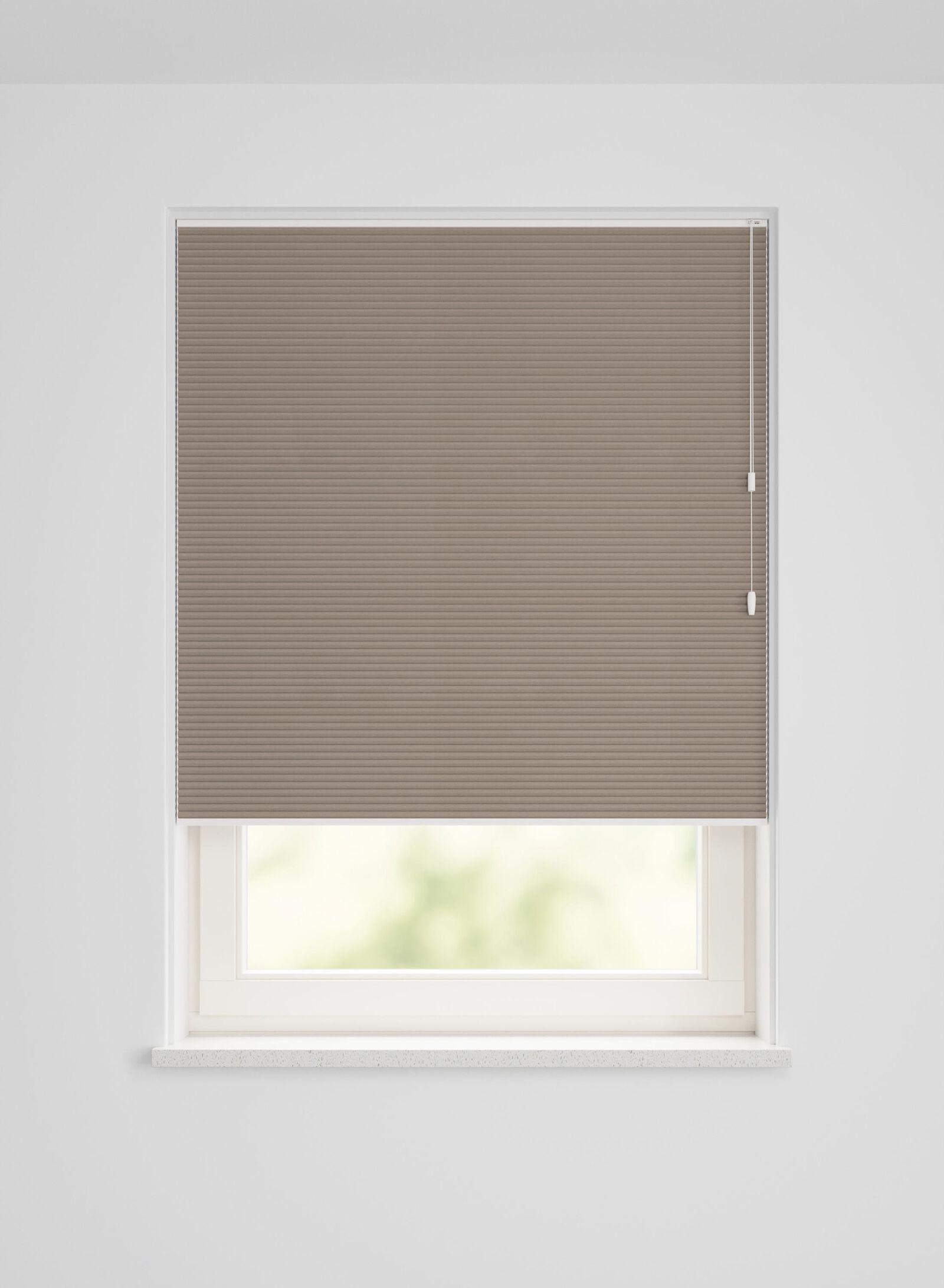 HEMA Plissé Dubbel Verduisterend Uni Taupe (taupe), foto 2