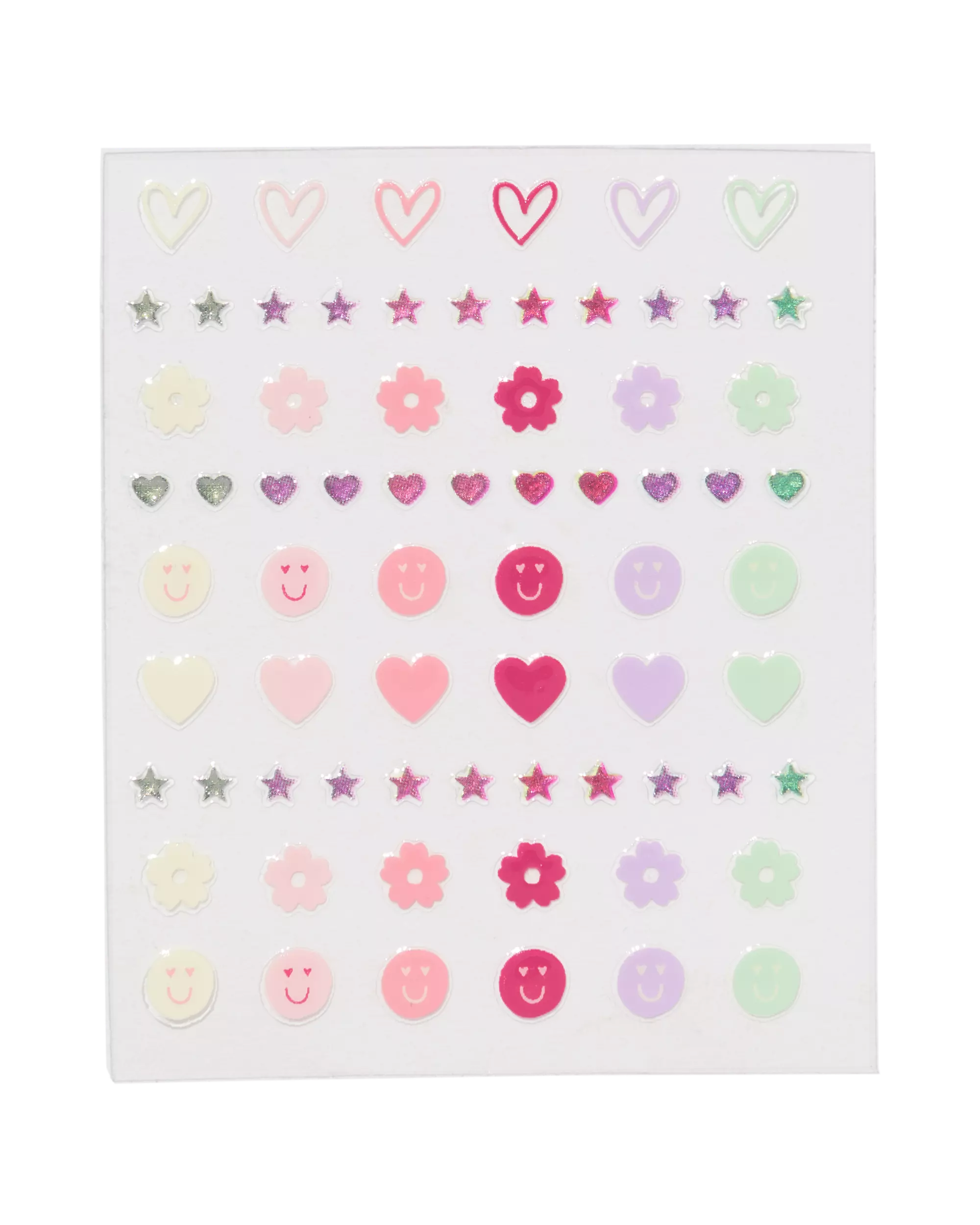 nagelstickers bloemen - 69 stuks