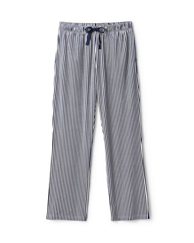 pantalon de pyjama femme velours ray&eacute; bleu fonc&eacute; bleu fonc&eacute; - 23401972DARKBLUE - HEMA