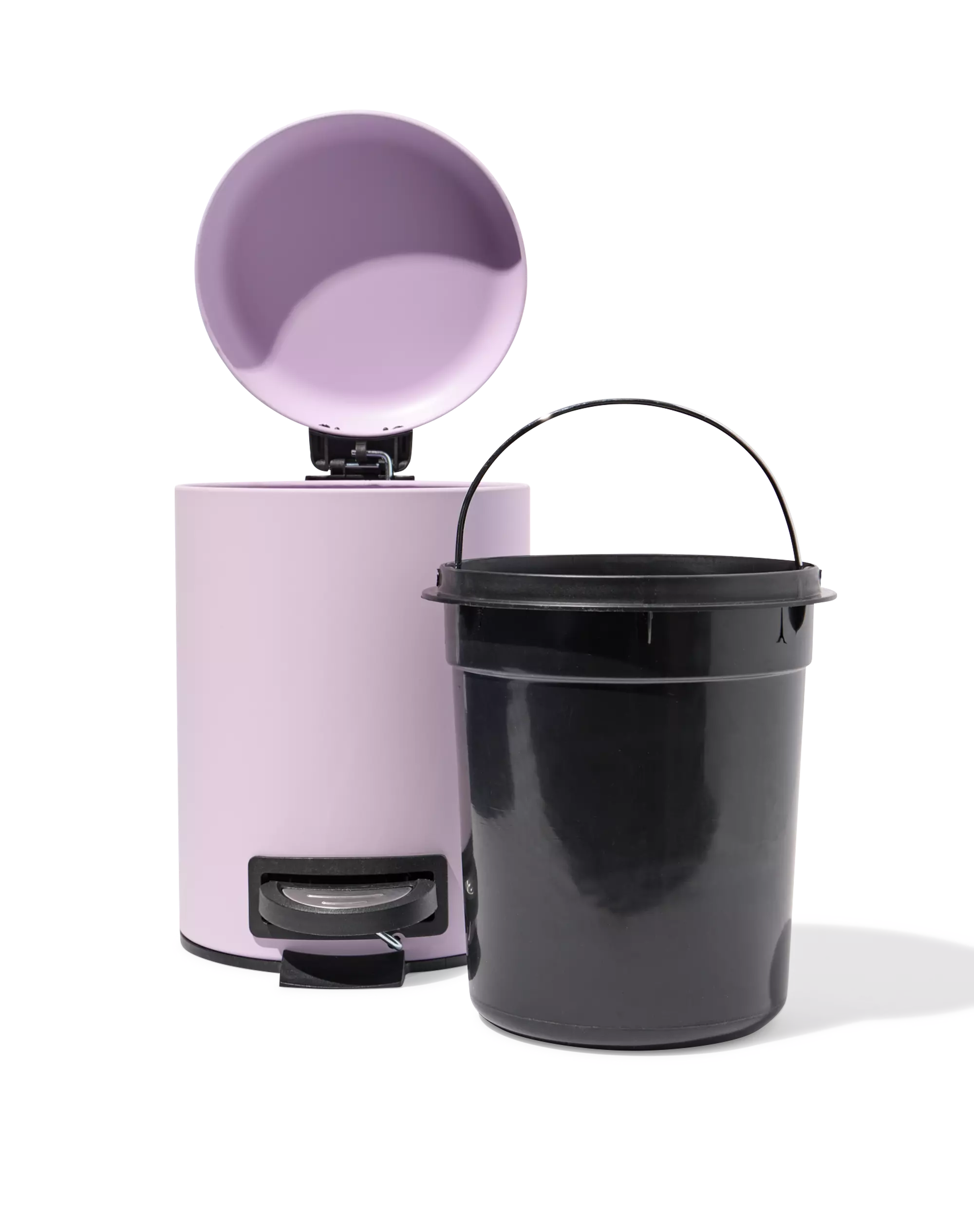 poubelle à pédale 3 L lilas