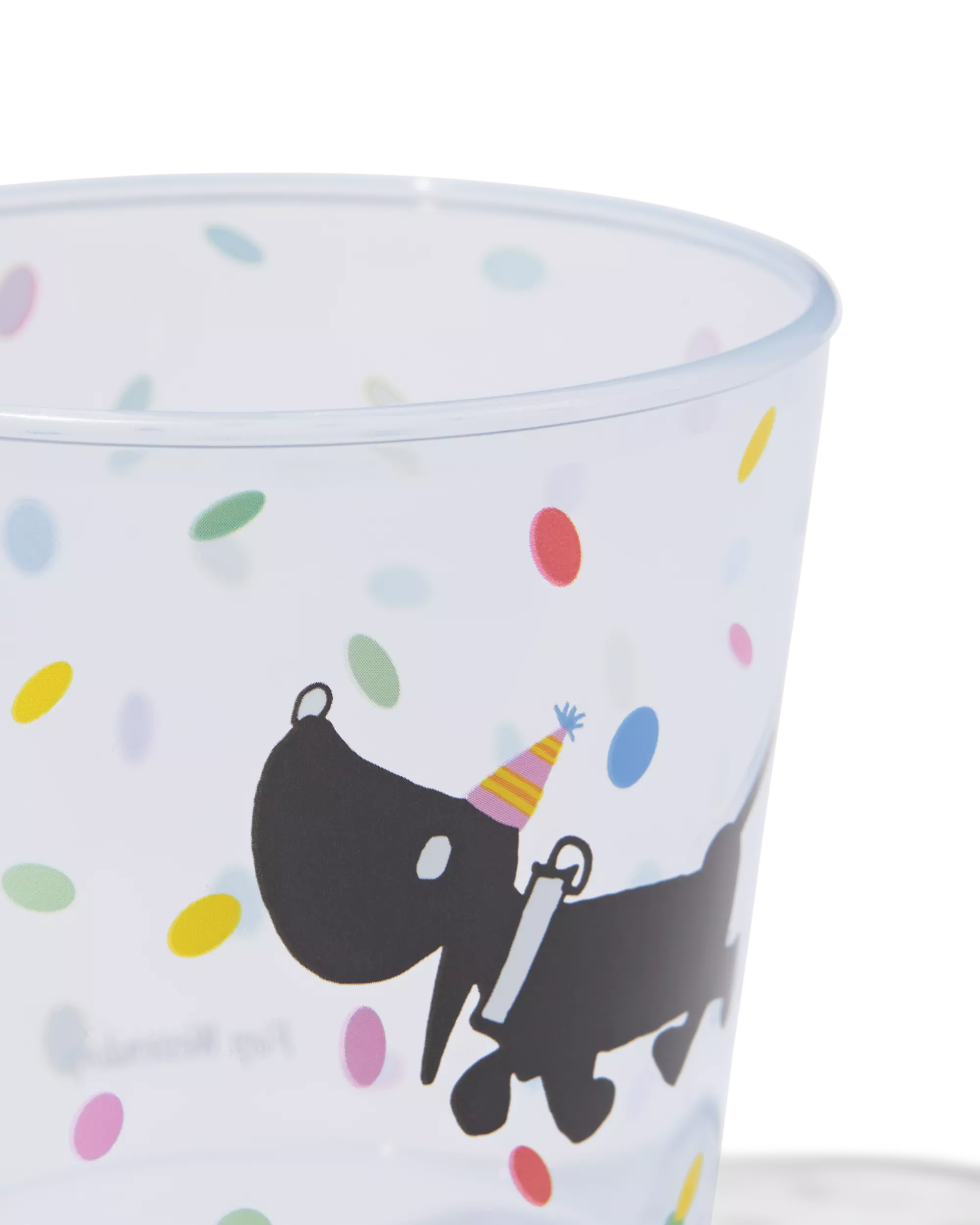 gobelets réutilisables Takkie et Siepie confettis - 4 pièces