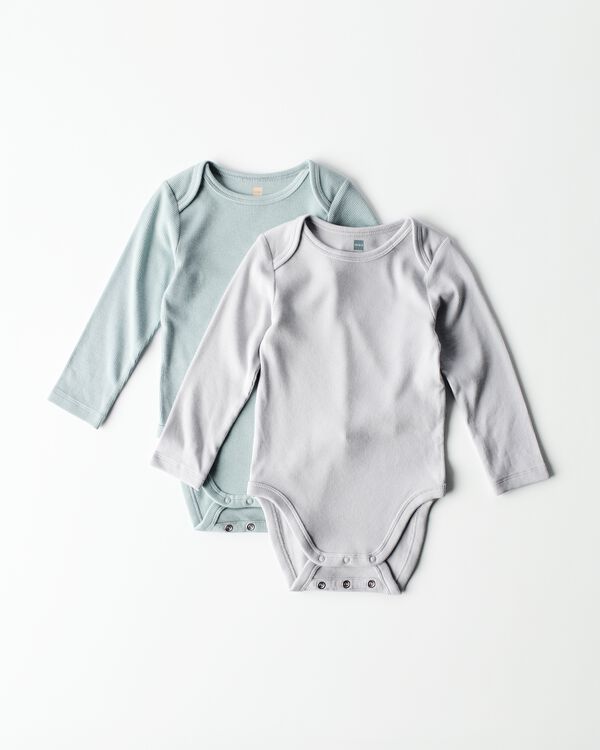 body &eacute;volutif b&eacute;b&eacute; LENZING&trade; ECOVERO&trade; c&ocirc;tel&eacute; - 2 pi&egrave;ces vert vert - 33306360GREEN - HEMA
