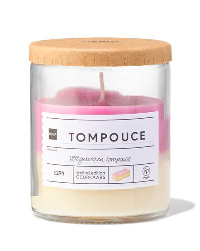 bougie parfum&eacute;e en verre tompouce - 13540003 - HEMA