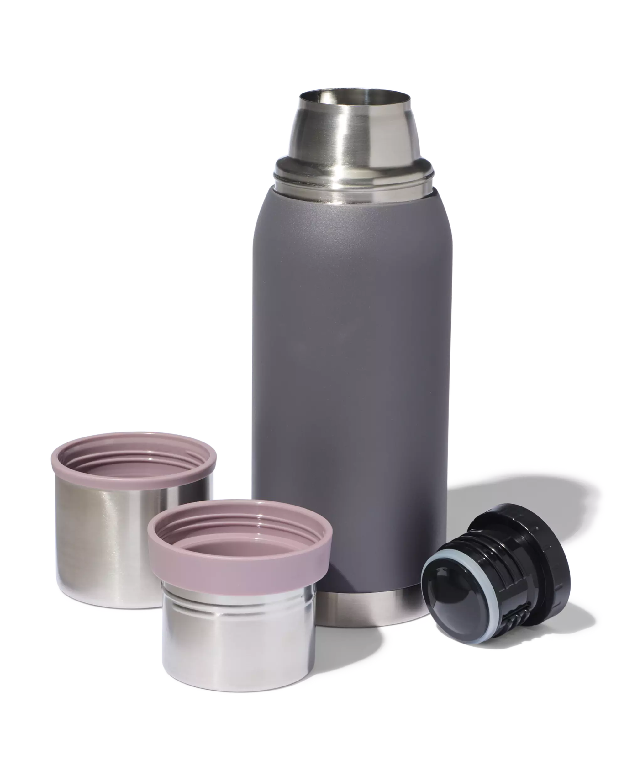 isoleerfles 1.1L rvs metallic