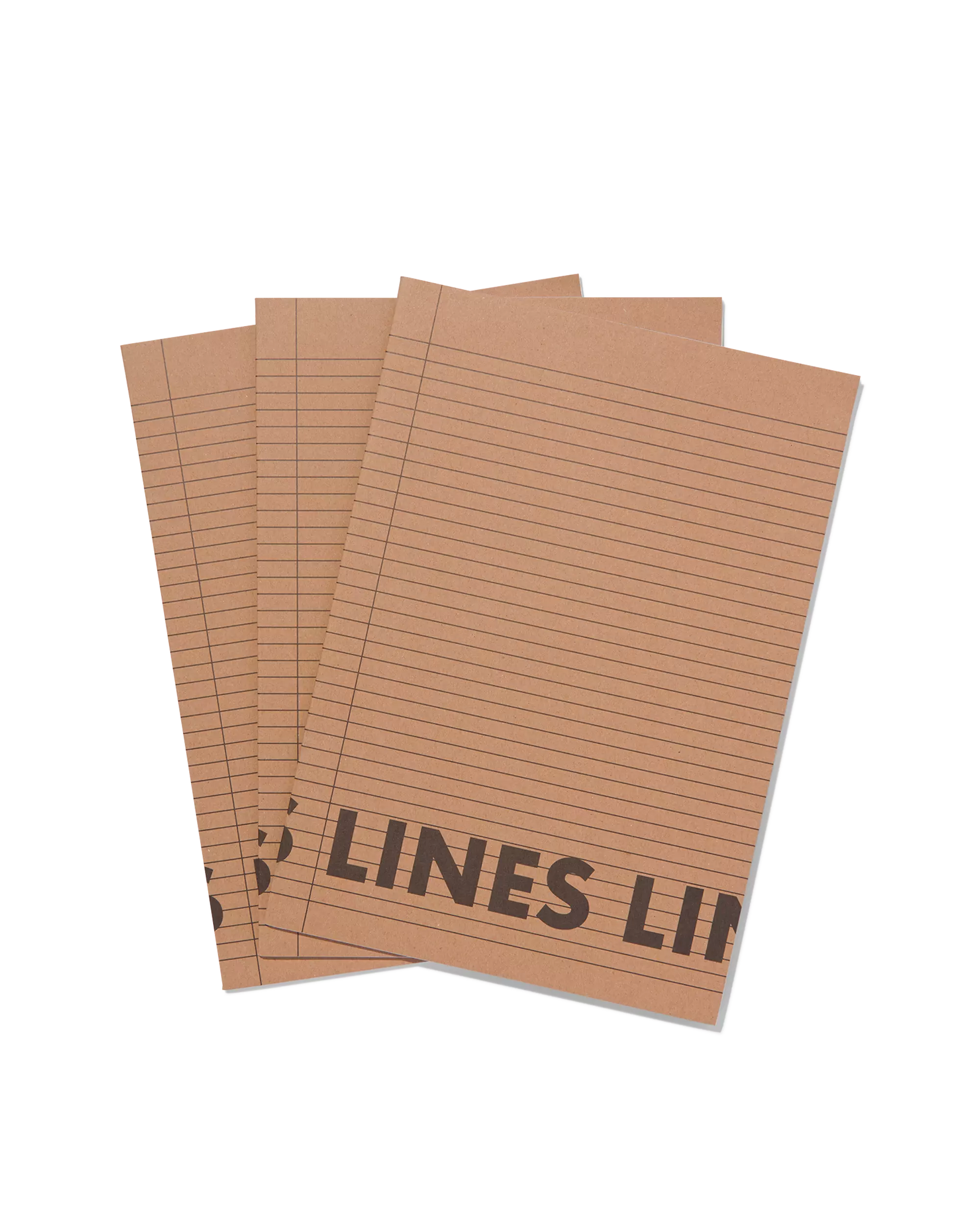 3-pak schriften A4 gelinieerd