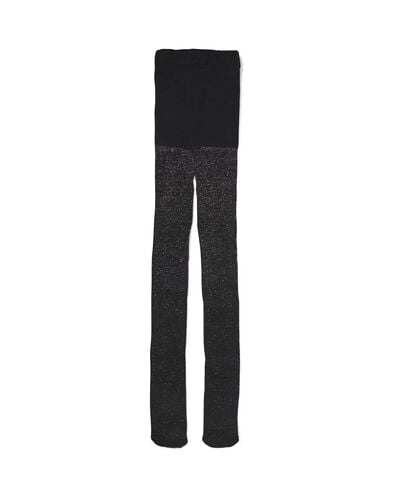 collants enfant 90 deniers paillet&eacute;s noir 110/116 - 4380171 - HEMA